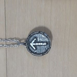 Necklace Charm | Sagittarius Circle Arrow